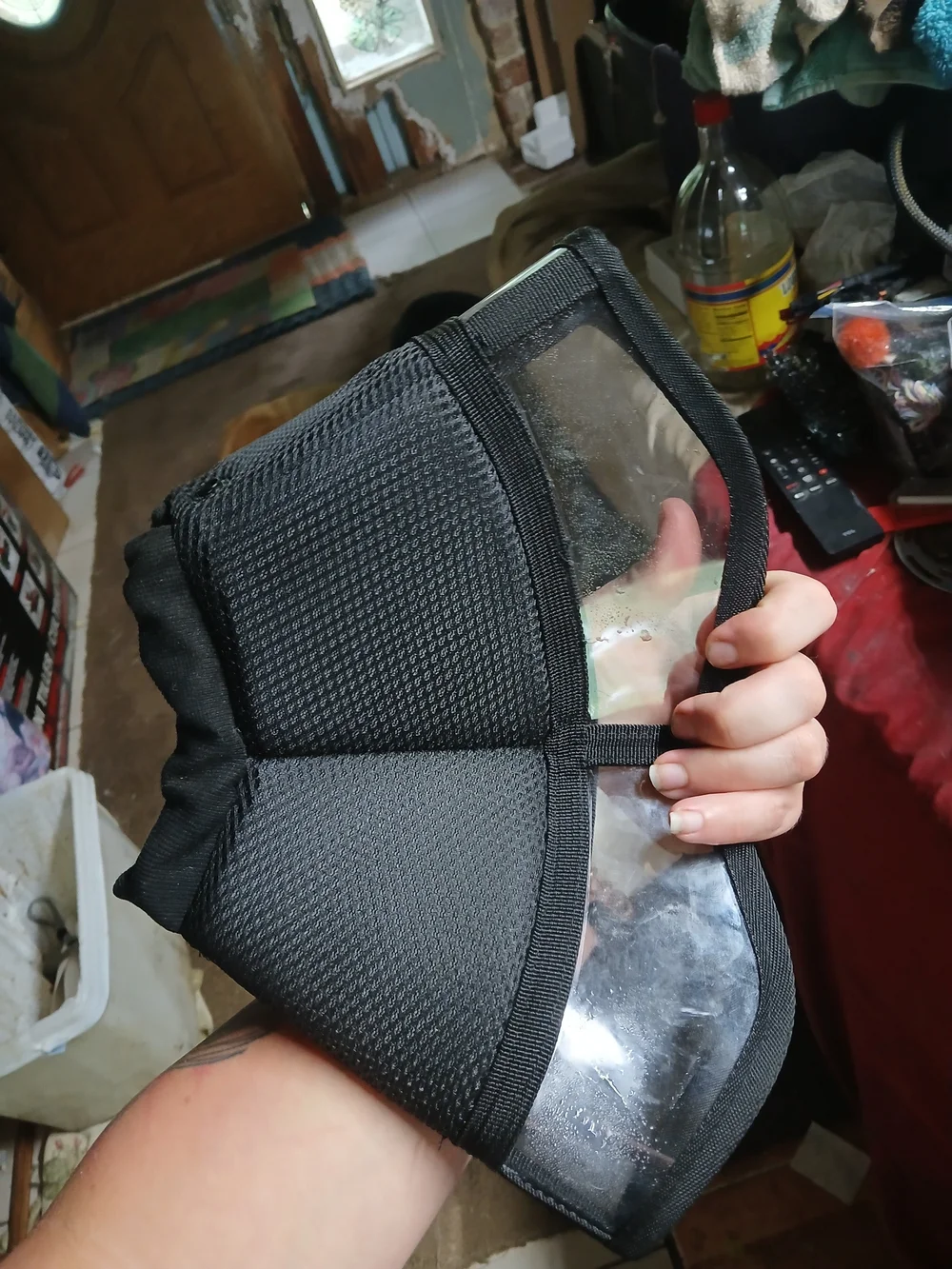 Black Protective Dog Harness Vest - Comfortable No-Brand Fit